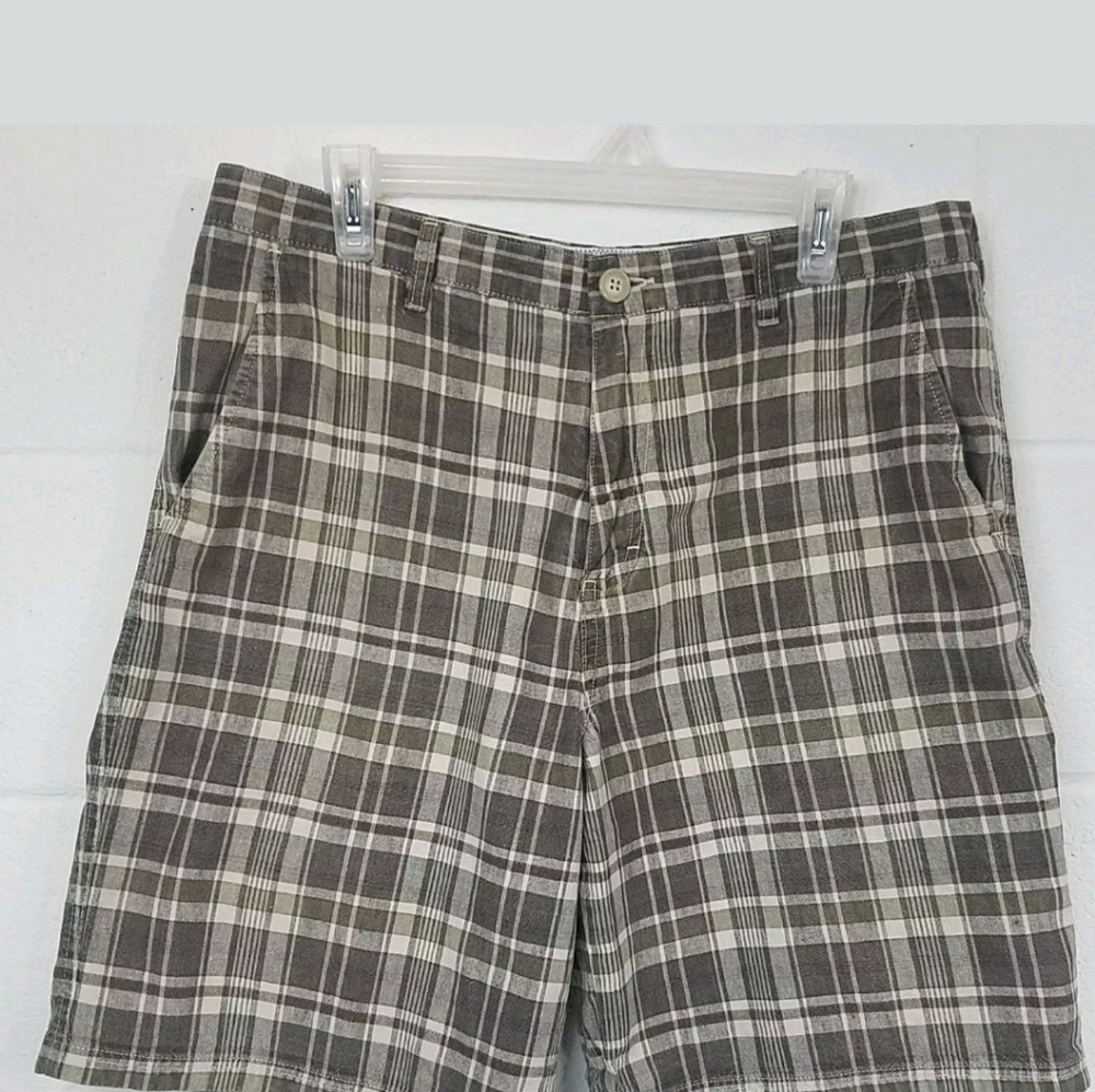Structure Brown Plaid Shorts Size 34
